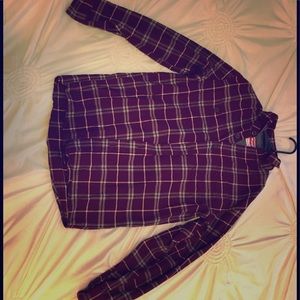 Red checkered flannel
